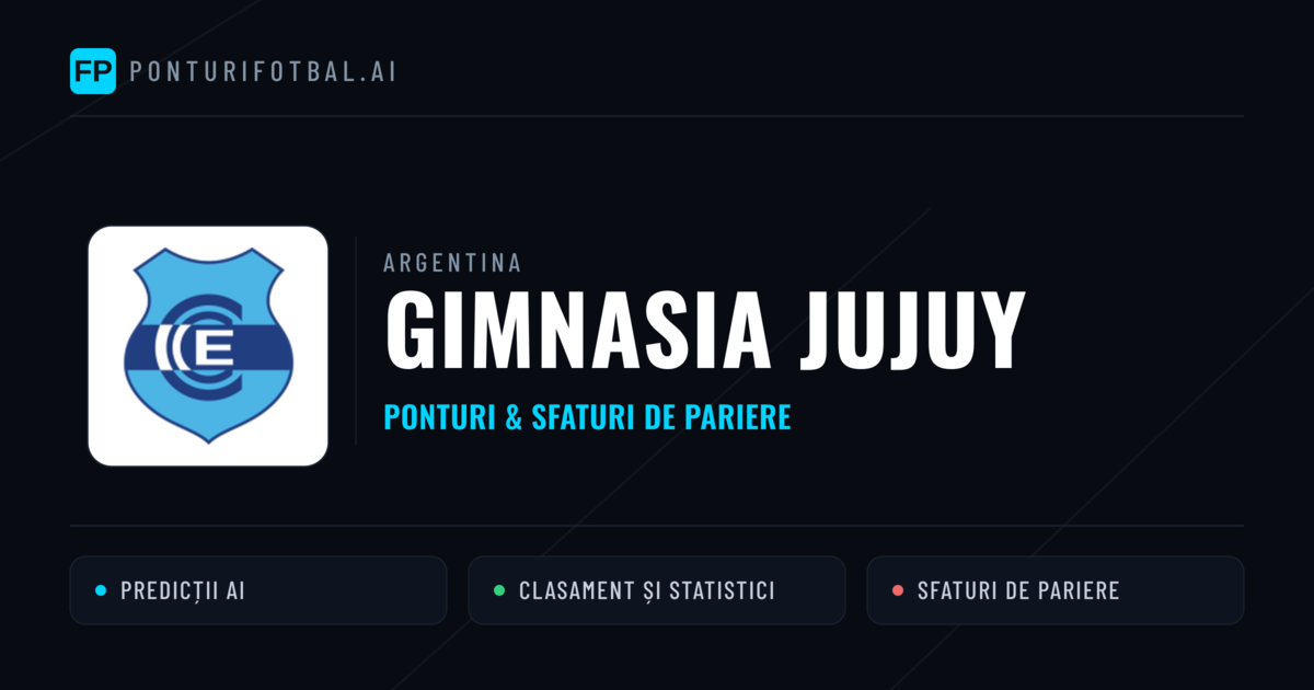 Gimnasia Jujuy Ponturi și statistici