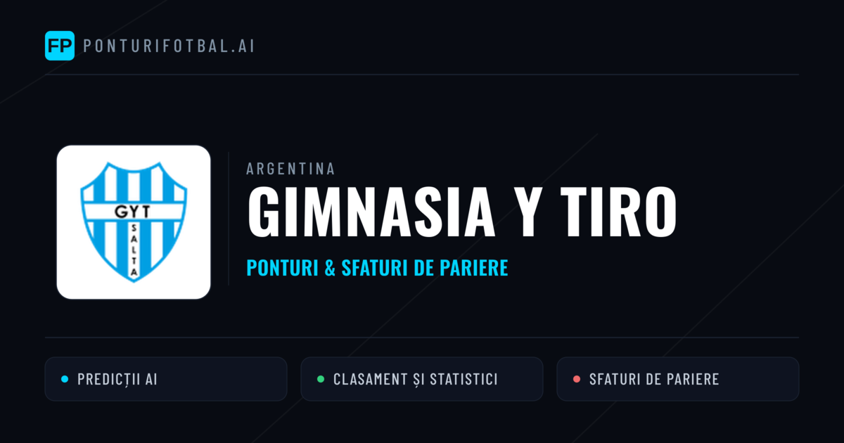 Gimnasia y Tiro Ponturi și statistici