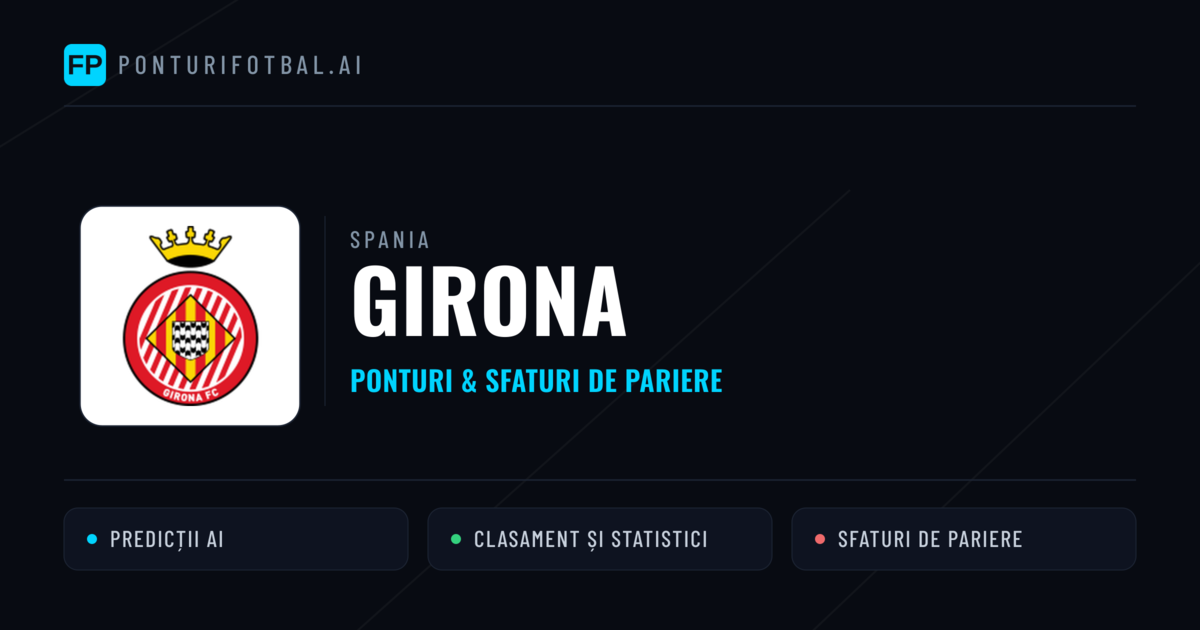 Girona Ponturi și statistici