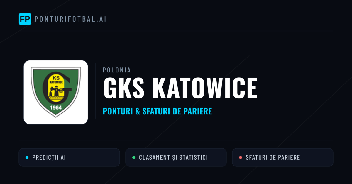 GKS Katowice Ponturi și statistici