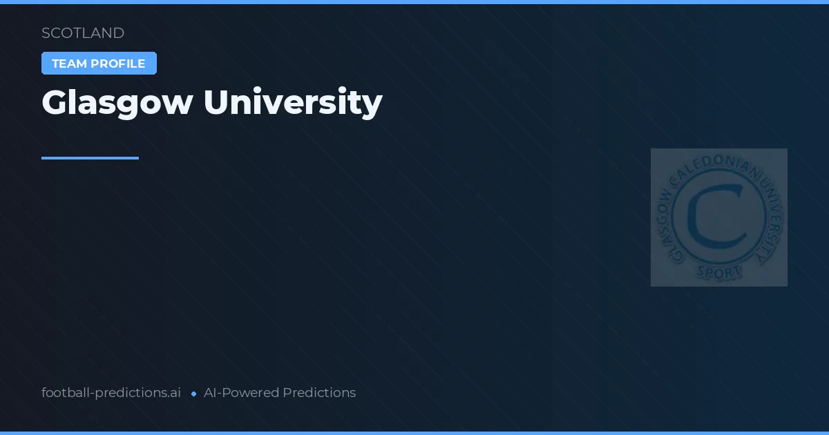 Universitatea Glasgow Ponturi și statistici
