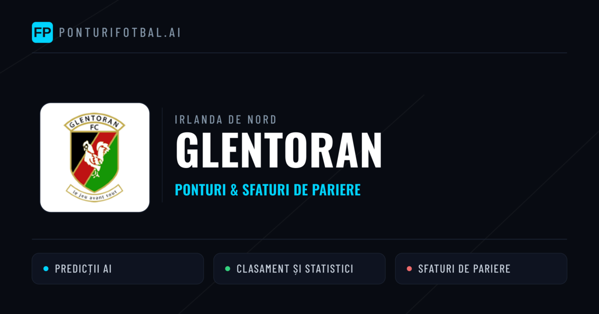 Glentoran Ponturi și statistici