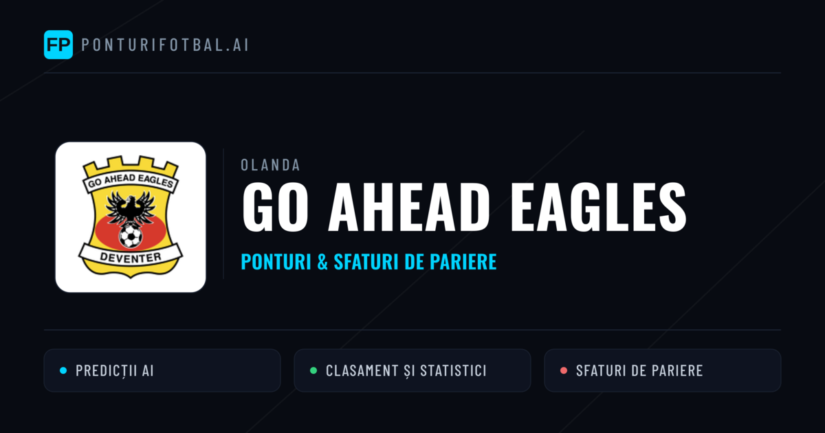 GO Ahead Eagles Ponturi și statistici