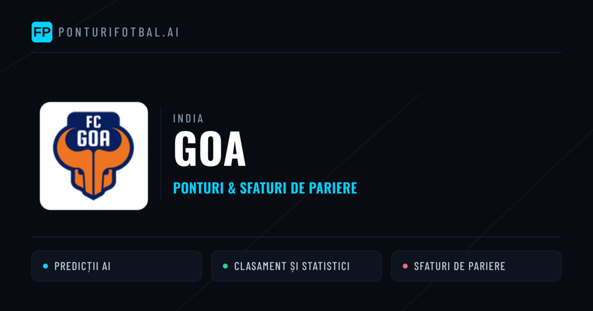 Goa Ponturi și statistici