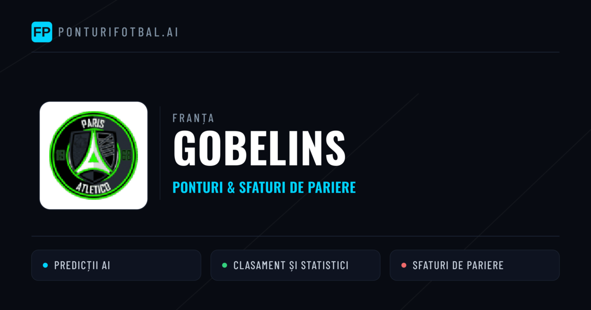 Gobelins Ponturi și statistici