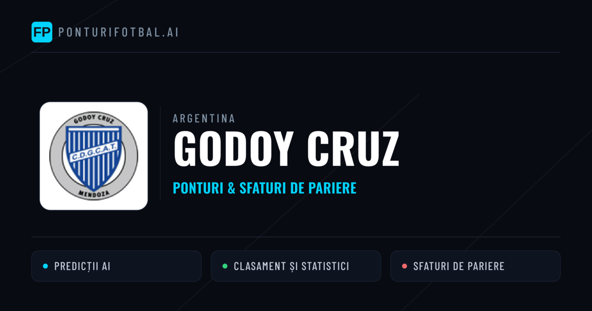 Godoy Cruz Ponturi și statistici
