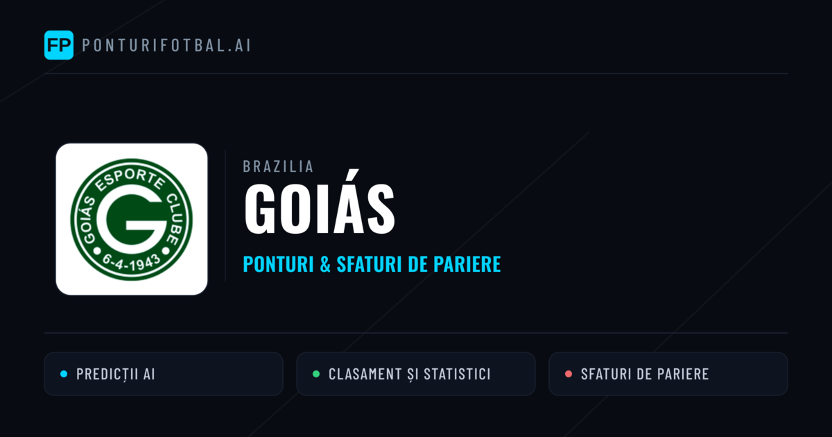 Goiás Ponturi și statistici