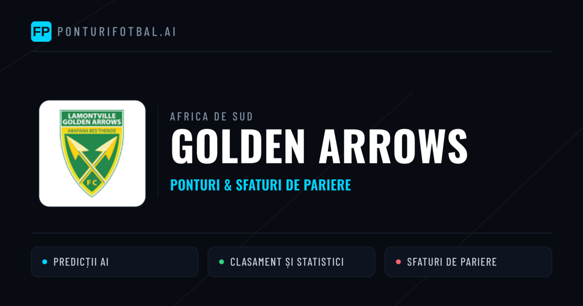 Golden Arrows Ponturi și statistici