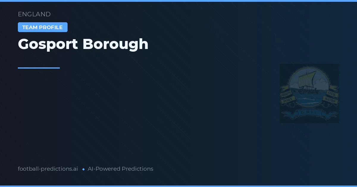 Gosport Borough Ponturi și statistici