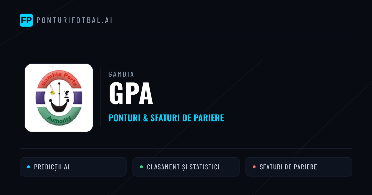 GPA Ponturi și statistici
