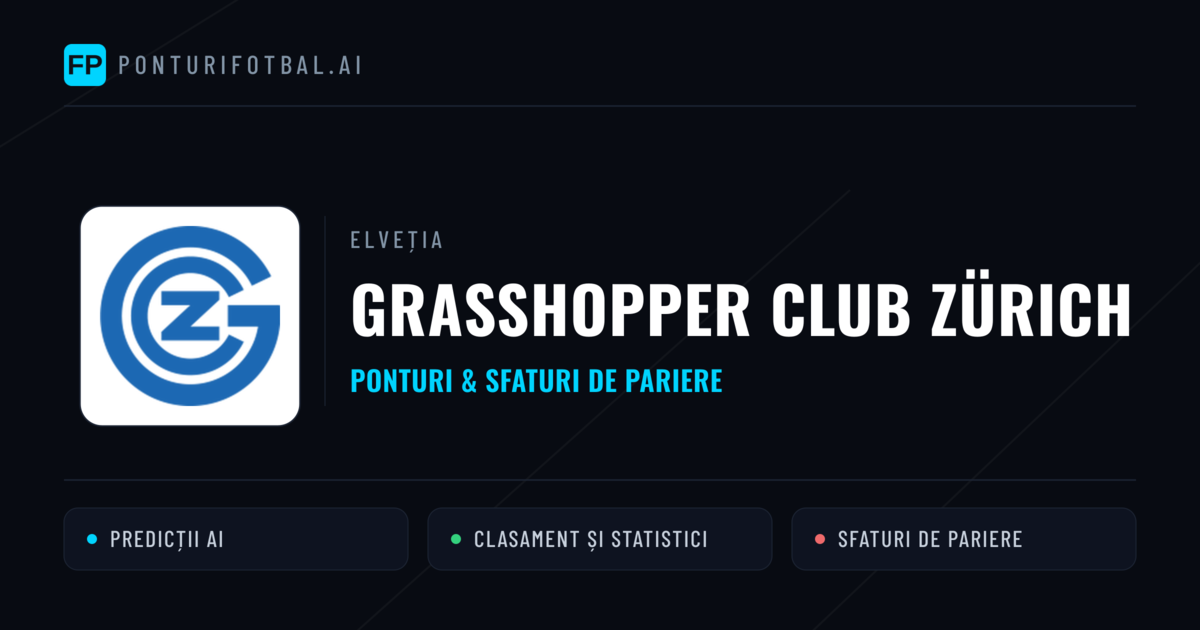 Grasshopper Club Zürich Ponturi și statistici