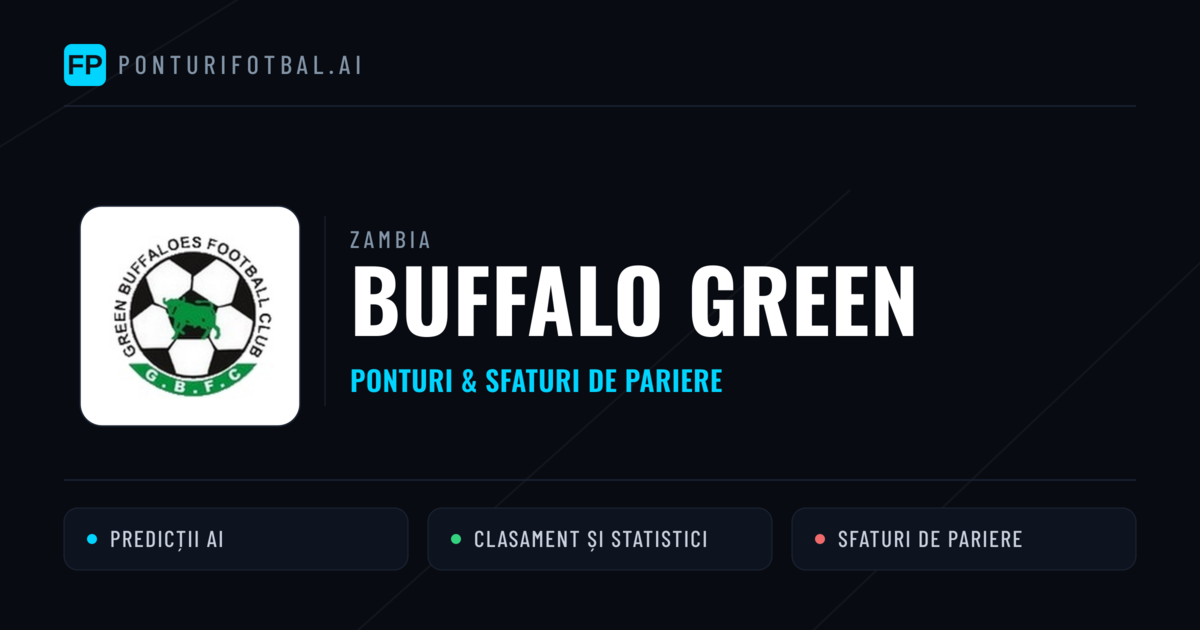 Buffalo Green Ponturi și statistici