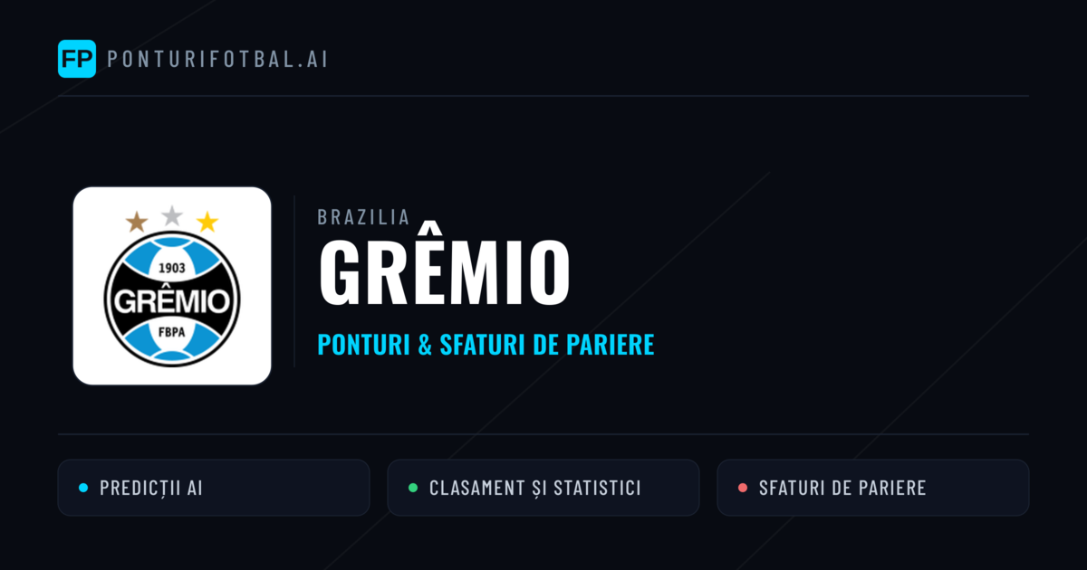 Grêmio Ponturi și statistici
