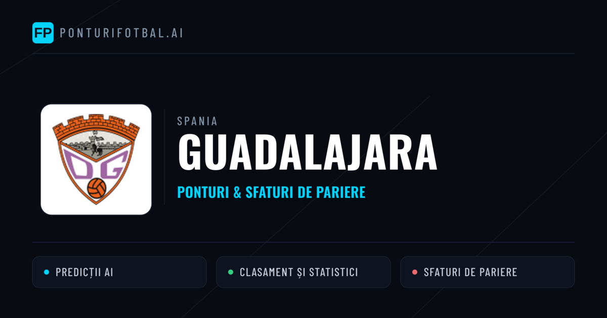 Guadalajara Ponturi și statistici