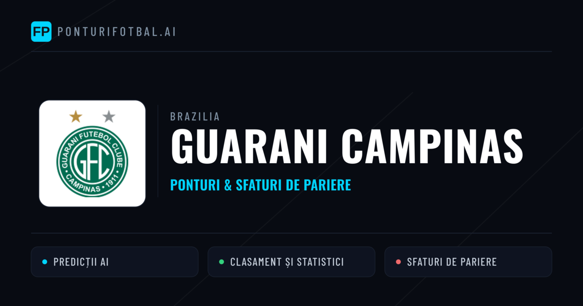 Guarani Campinas Ponturi și statistici