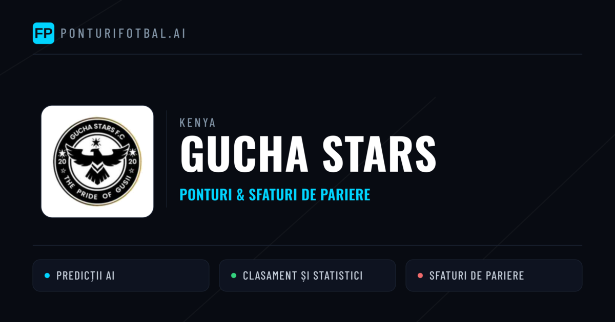 Gucha Stars Ponturi și statistici