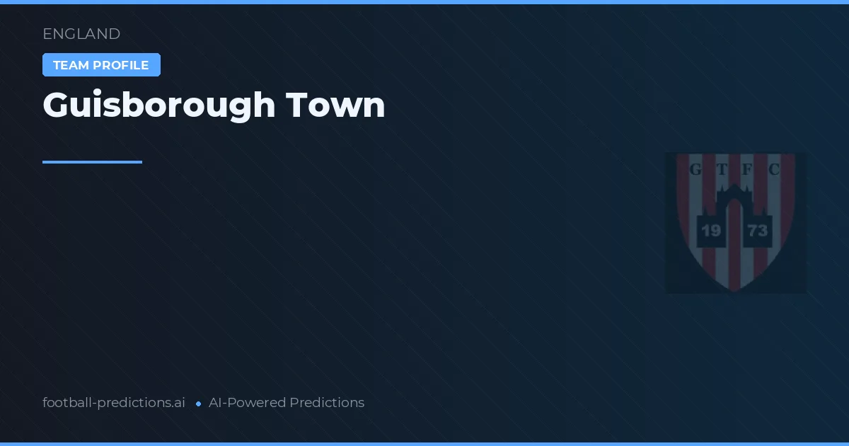 Guisborough Town Ponturi și statistici