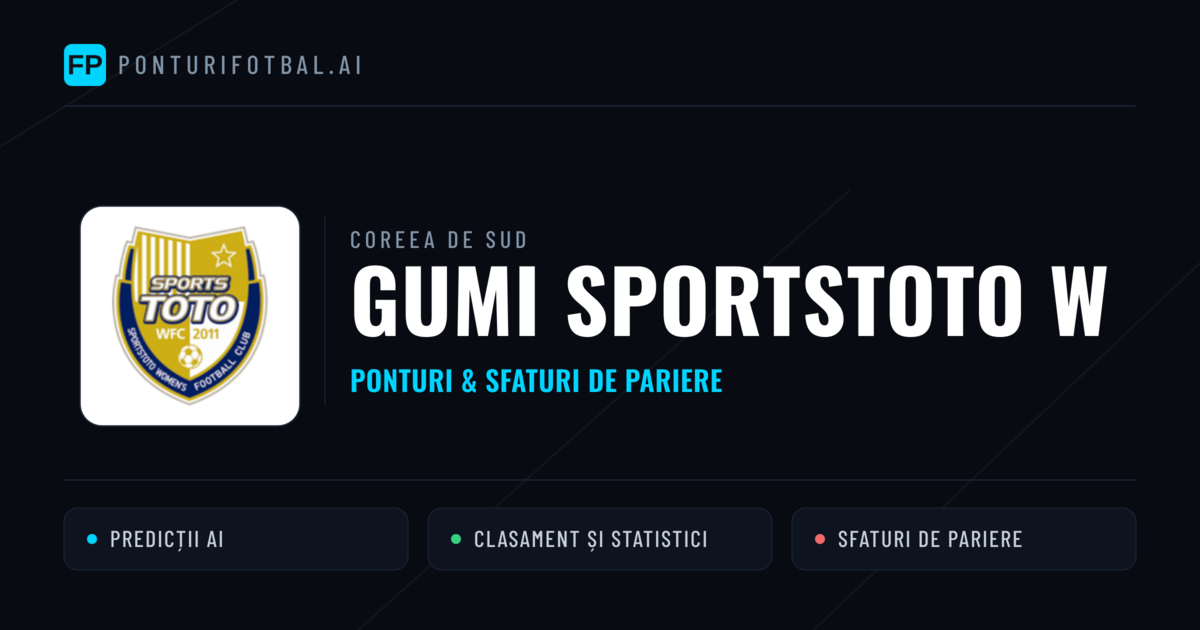 Gumi Sportstoto W Ponturi și statistici