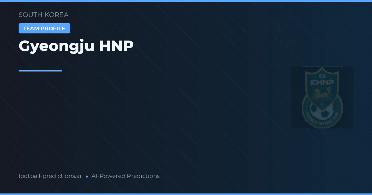 Gyeongju HNP Ponturi și statistici