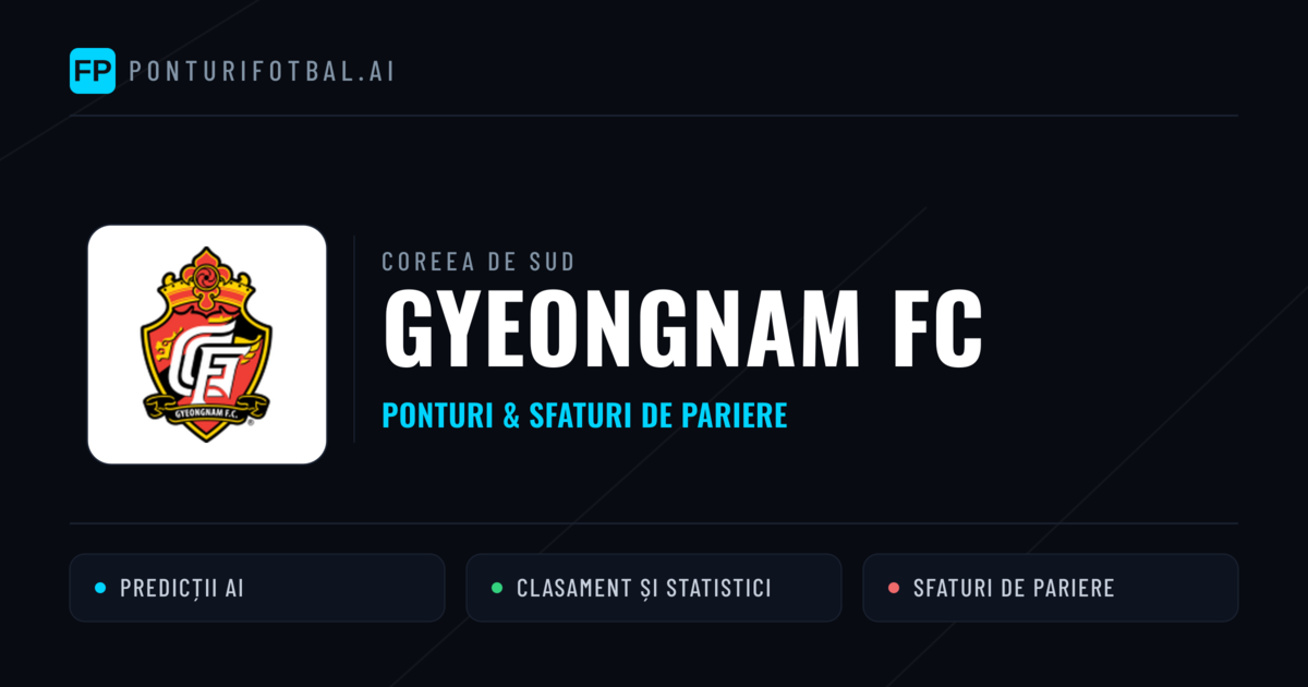 Gyeongnam FC Ponturi și statistici