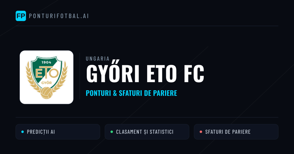 Győri ETO FC Ponturi și statistici