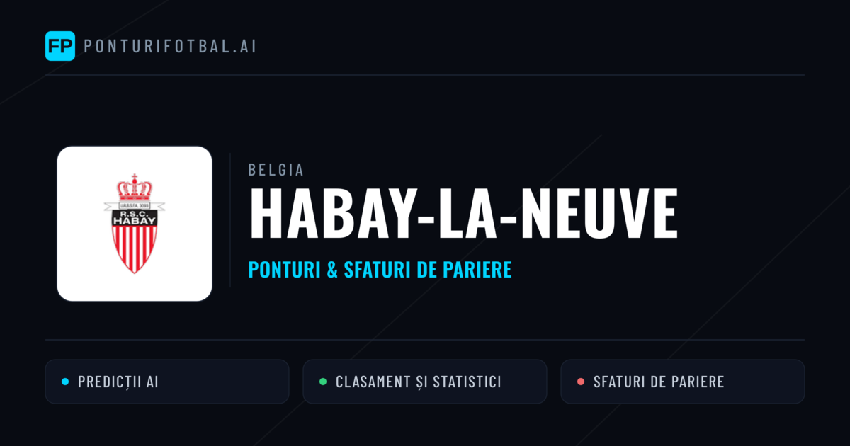 Habay-la-Neuve Ponturi și statistici