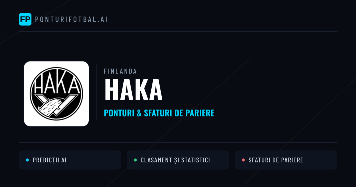 Haka Ponturi și statistici