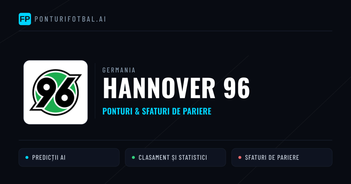 Hannover 96 Ponturi și statistici