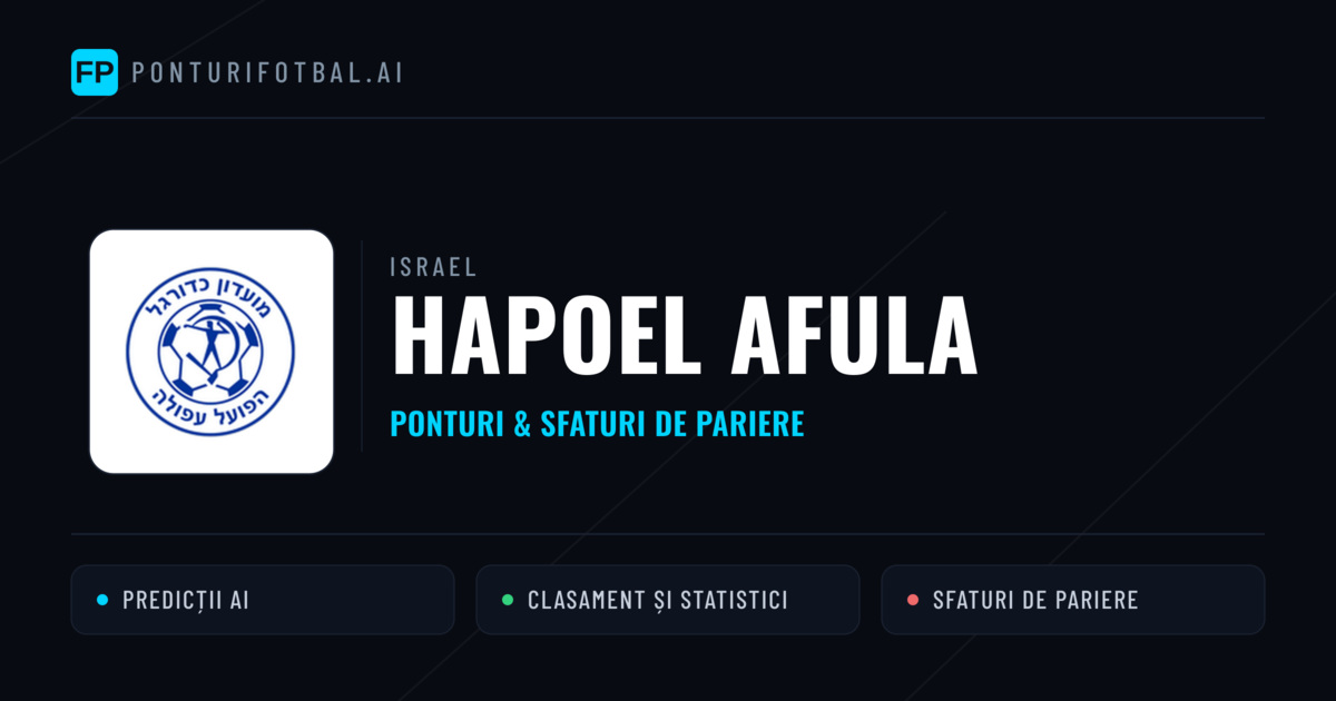 Hapoel Afula Ponturi și statistici