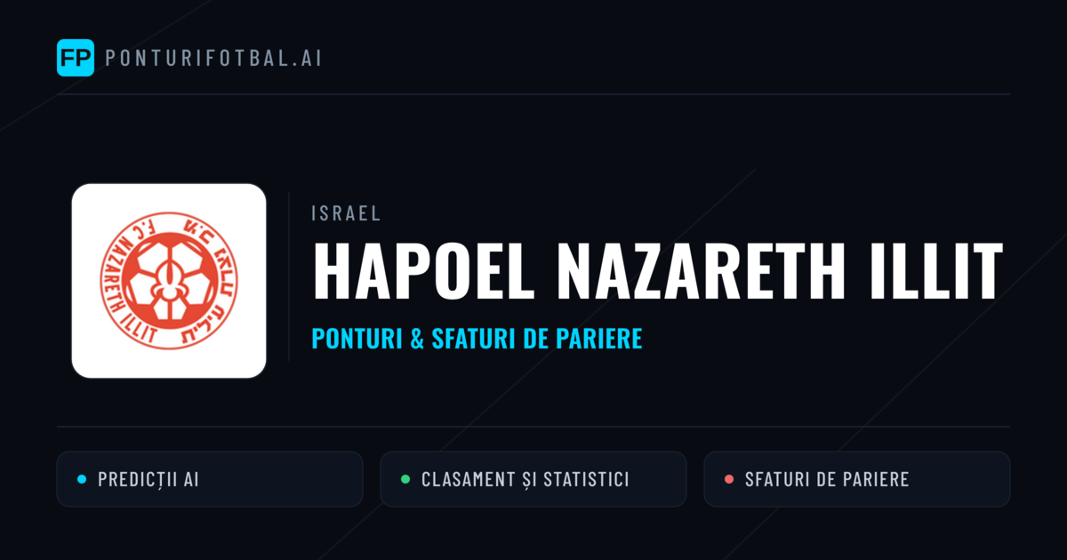 Hapoel Nazareth Illit Ponturi și statistici