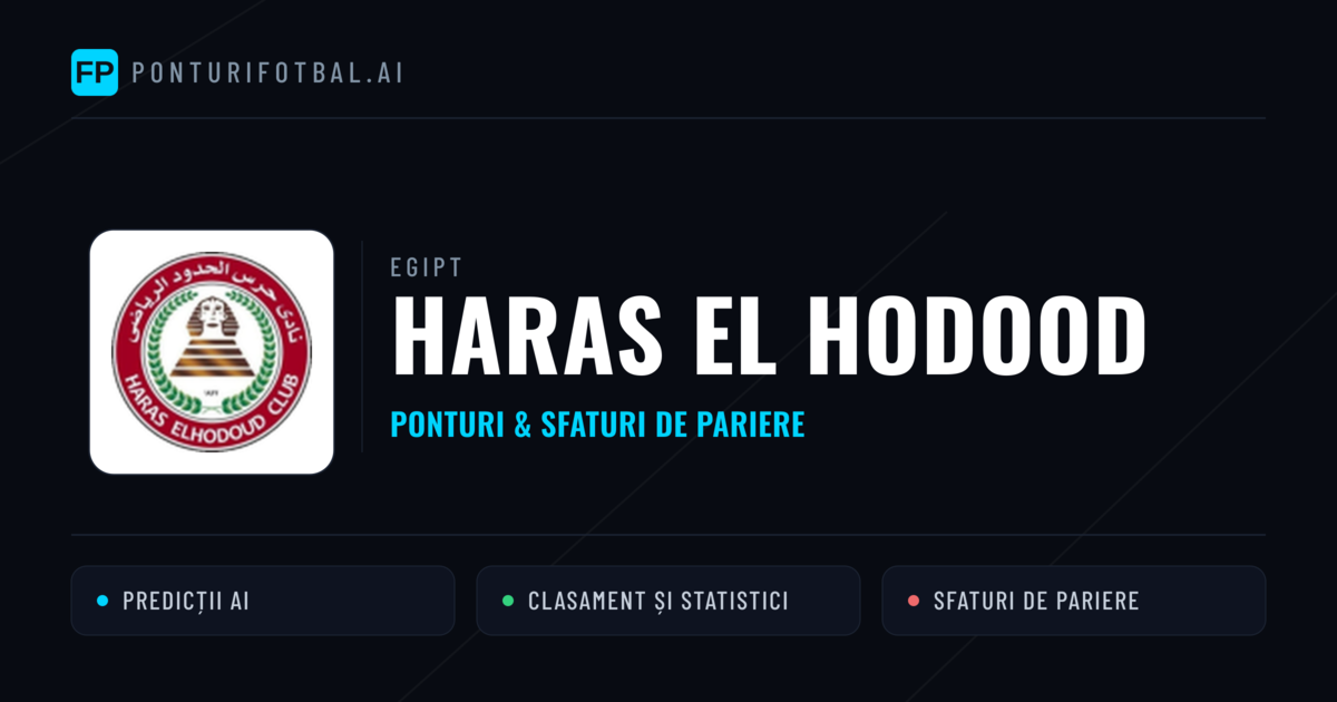 Haras El Hodood Ponturi și statistici