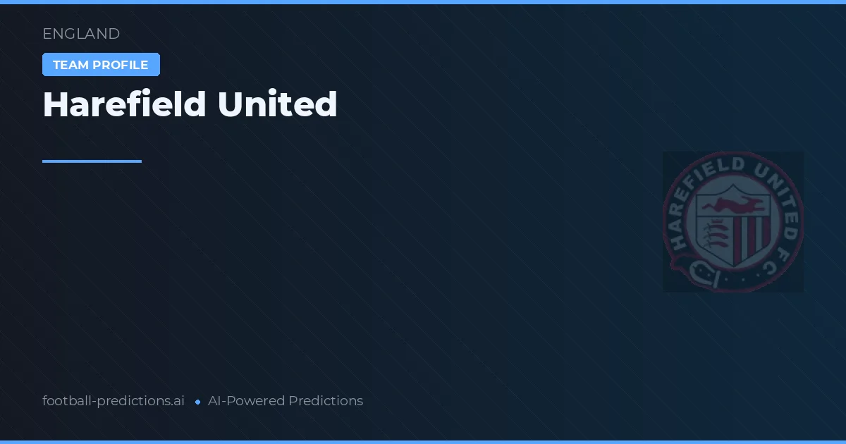 Harefield United Ponturi și statistici