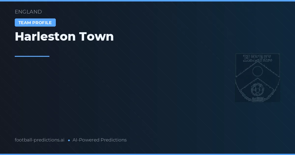 Harleston Town Ponturi și statistici