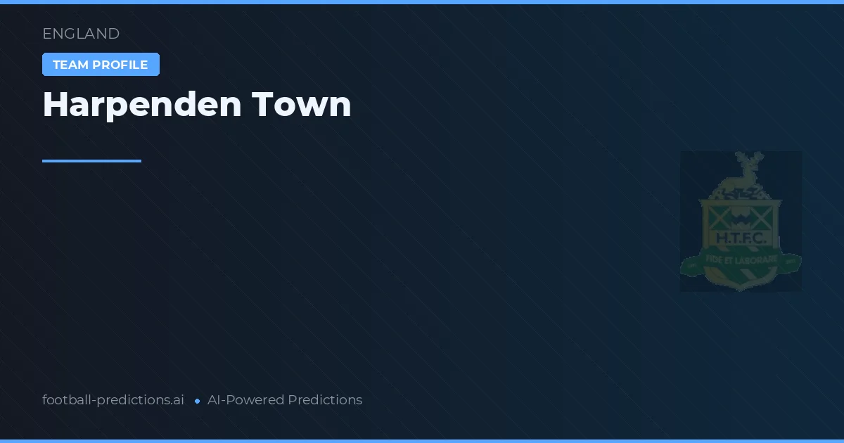 Harpenden Town Ponturi și statistici