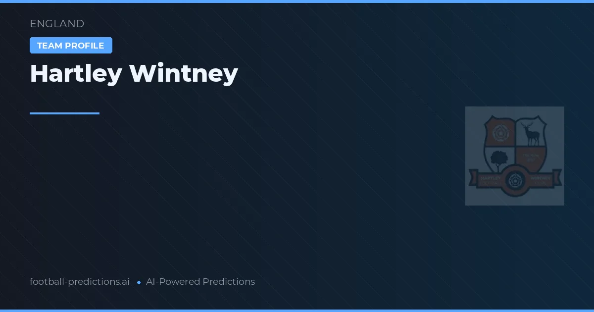 Hartley Wintney Ponturi și statistici