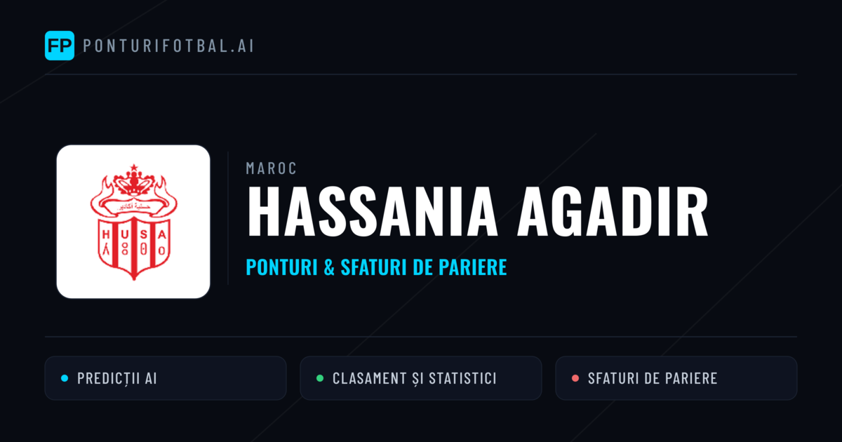 Hassania Agadir Ponturi și statistici