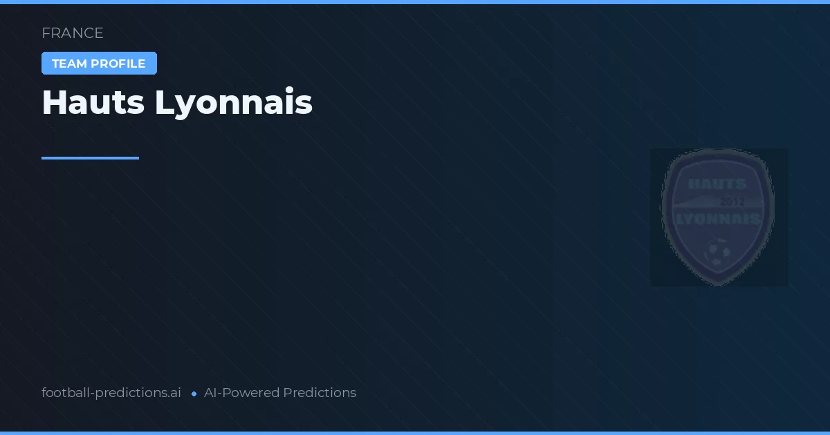 Hauts Lyonnais Ponturi și statistici