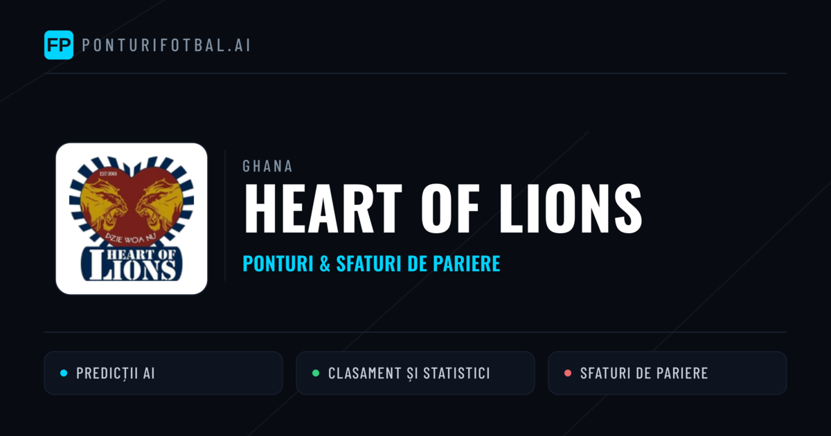 Heart of Lions Ponturi și statistici