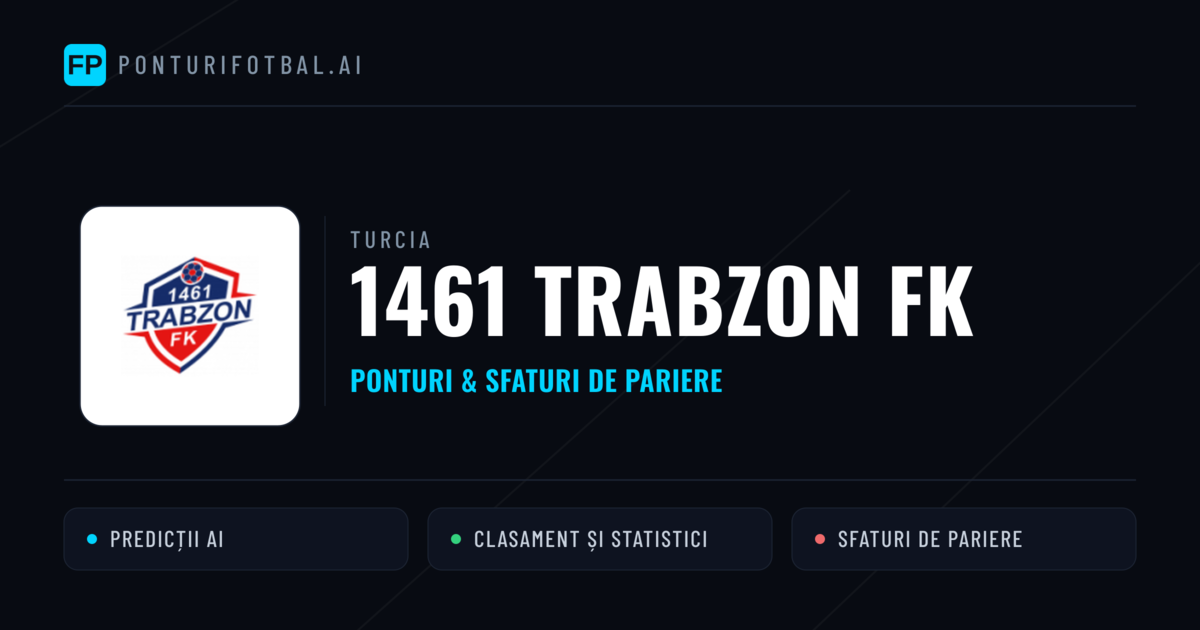 1461 Trabzon FK Ponturi și statistici