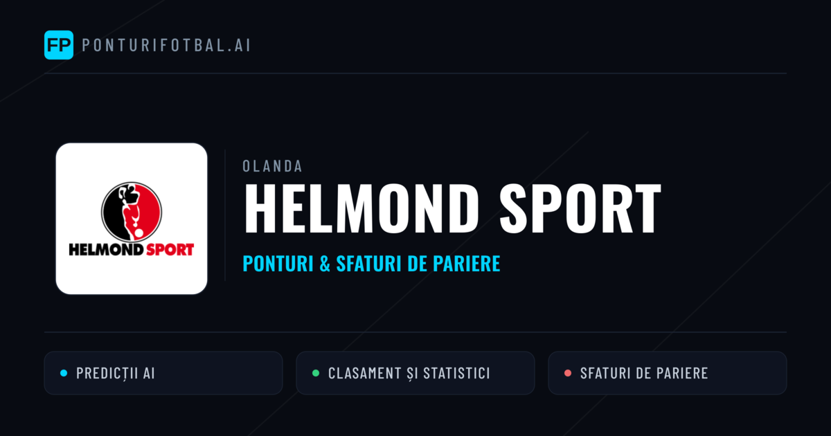 Helmond Sport Ponturi și statistici