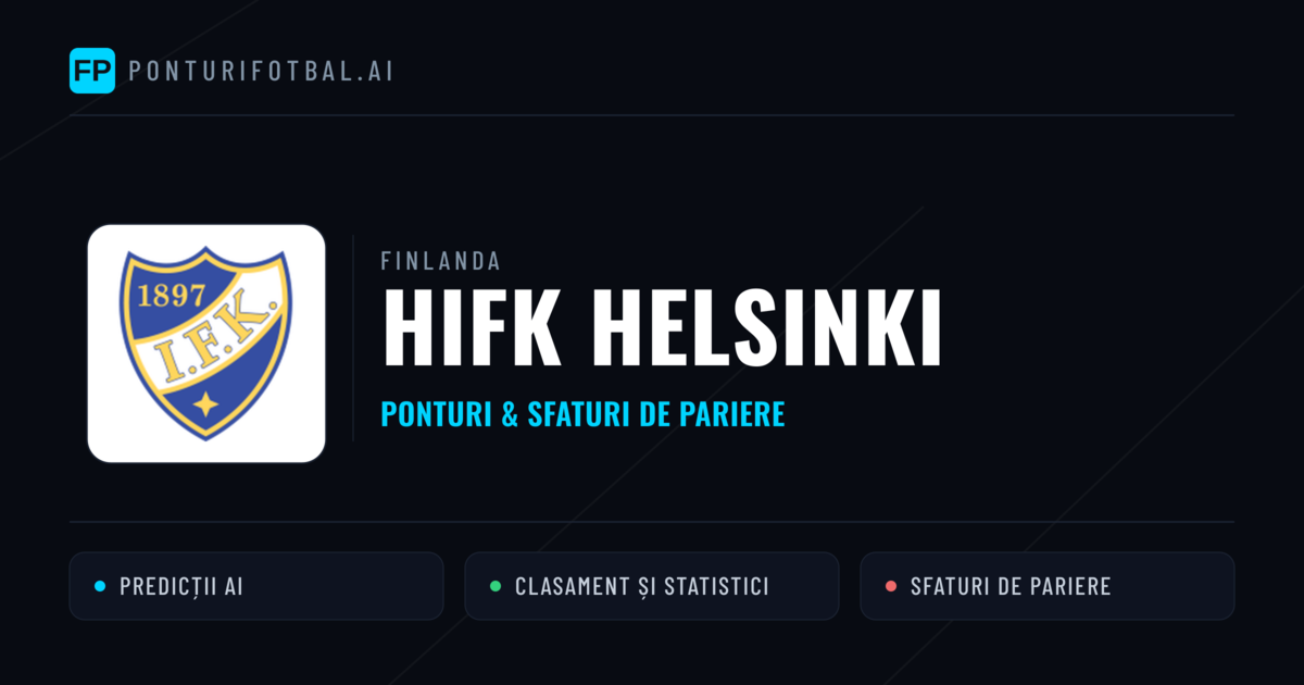 HIFK Helsinki Ponturi și statistici