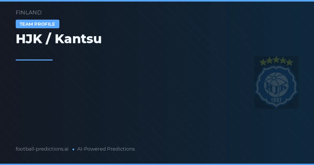 HJK / Kantsu Ponturi și statistici