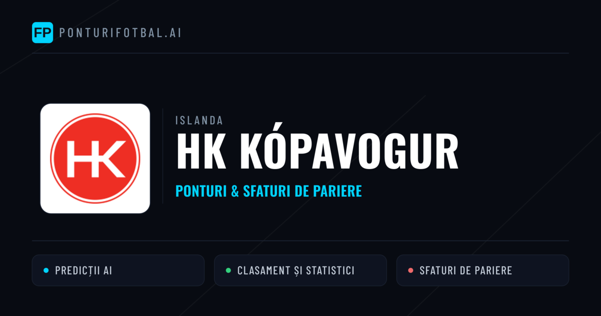 HK Kópavogur Ponturi și statistici