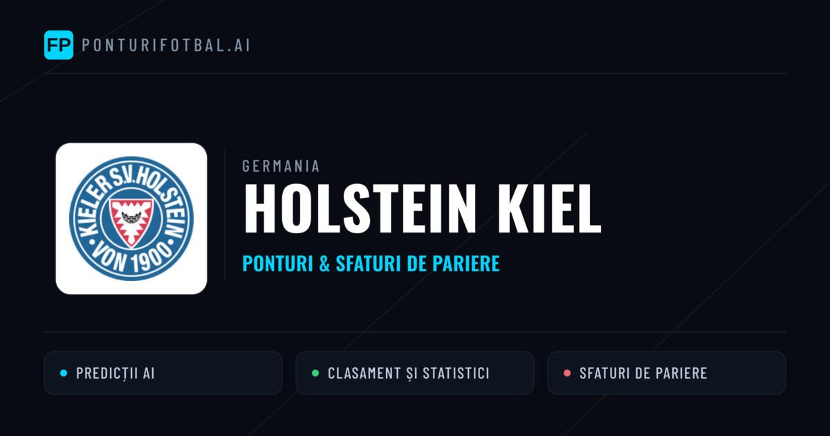 Holstein Kiel Ponturi și statistici