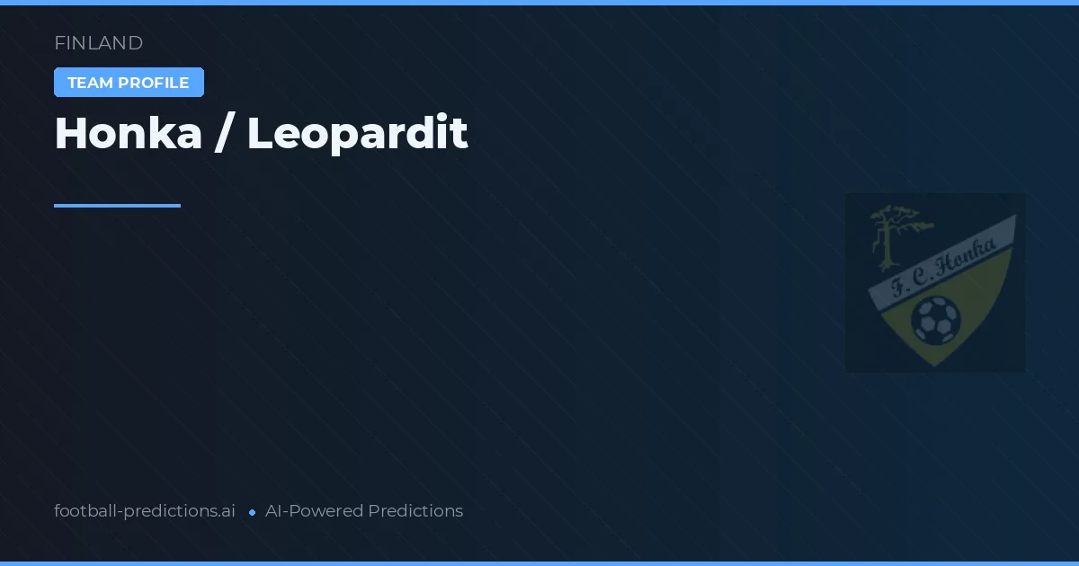Honka / Leopardit Ponturi și statistici