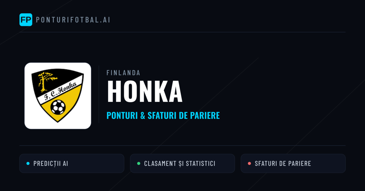 Honka Ponturi și statistici