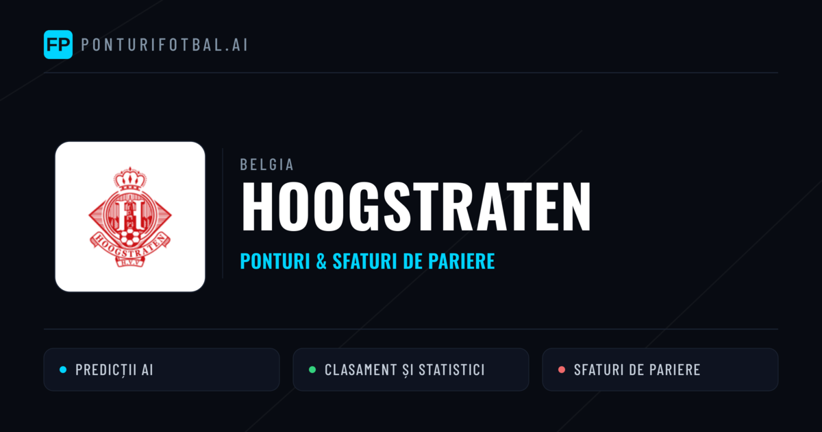 Hoogstraten Ponturi și statistici