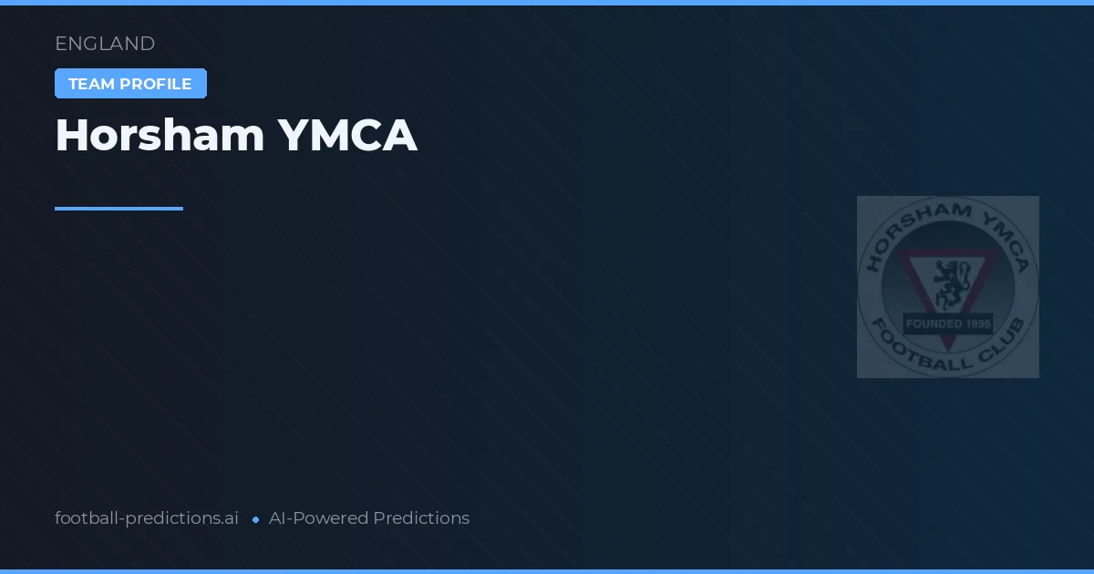 Horsham YMCA Ponturi și statistici