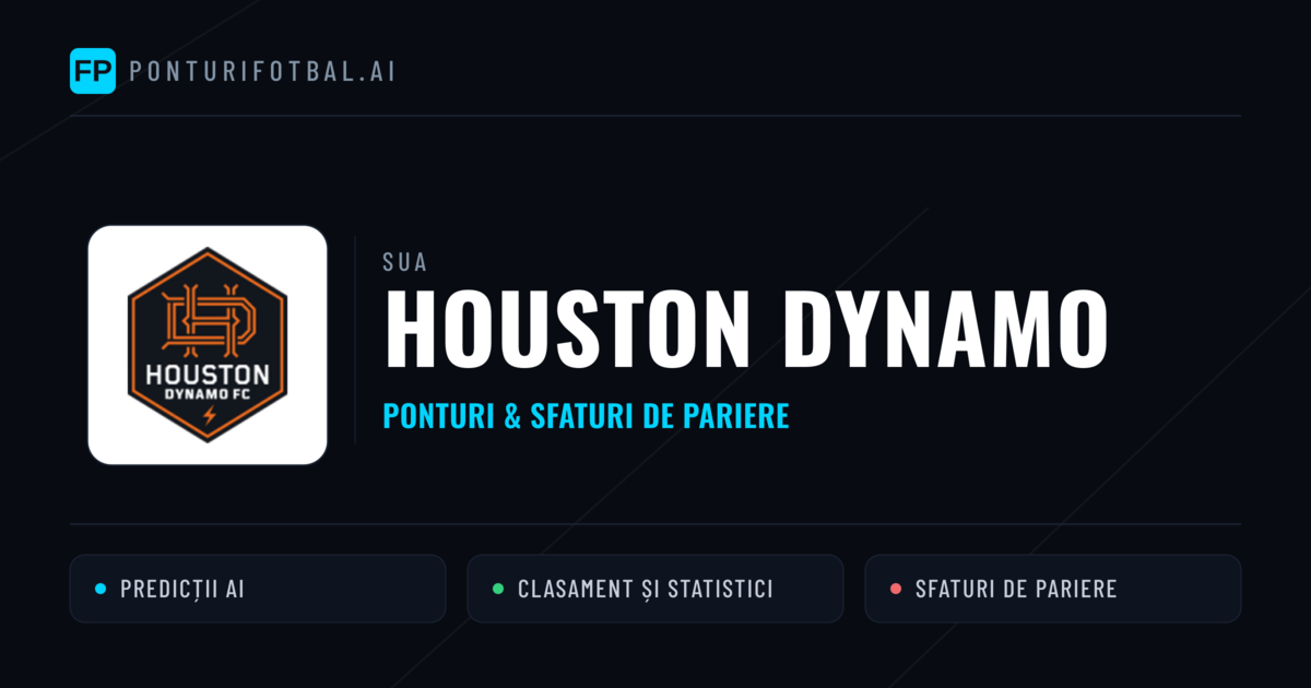 Houston Dynamo Ponturi și statistici
