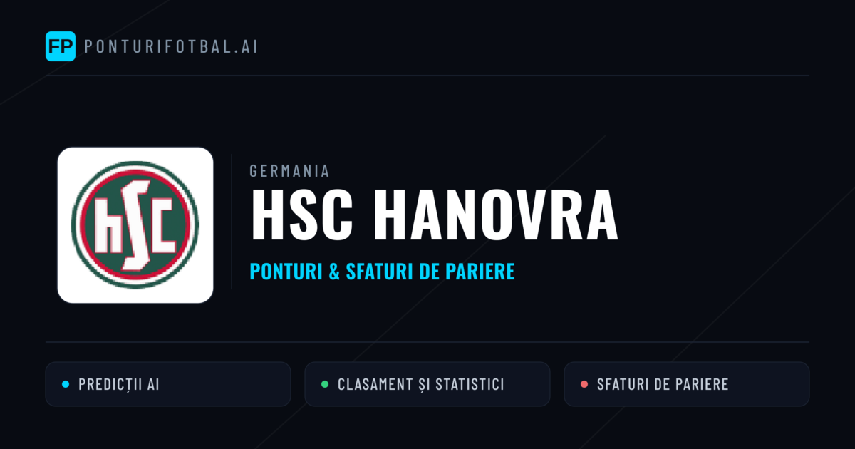 HSC Hanovra Ponturi și statistici